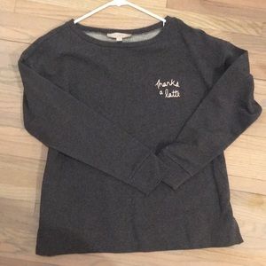 NWT Loft Thanks A Latte top